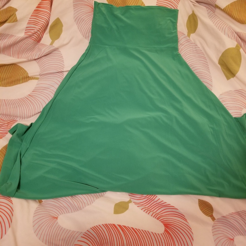 NWOT Bright Green LulaRoe Maxi